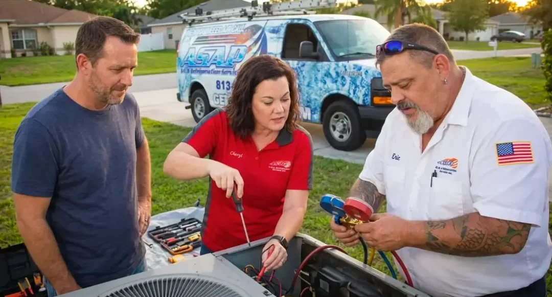 In Tampa Bay, what criteria should you use to choose a reliable HVAC contractor, and what steps should you verify before, during and after the A/C installation to ensure quality and safety?